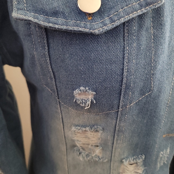 Distressed Jean Jacket - Picture 5 of 5